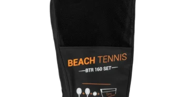 set-palas-de-tenis-playa-red-set-btr-160-net-ov