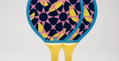 set-palas-de-tenis-playa-woody-racket-blue